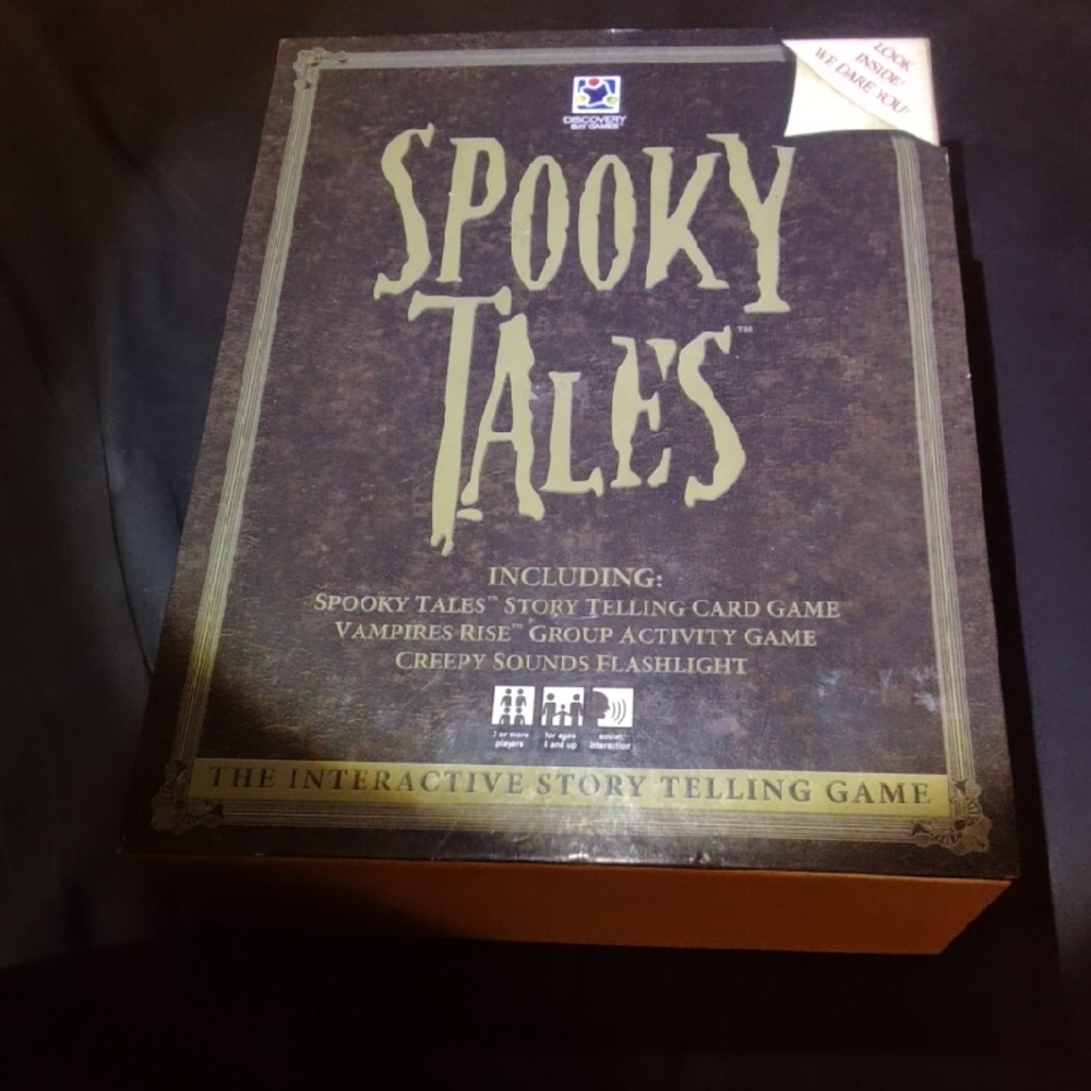 Spooky Tales Storytelling Card Game - Black and Brown